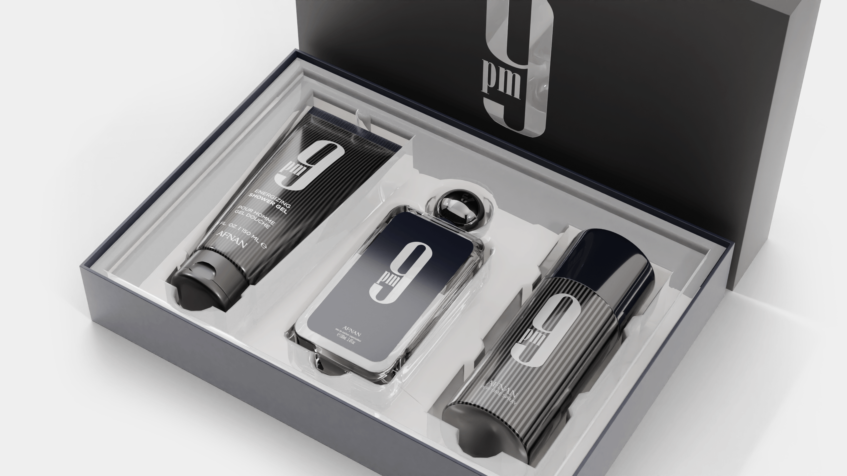 Gift Set 9PM Homme - Afnan Perfumes - Pakistan