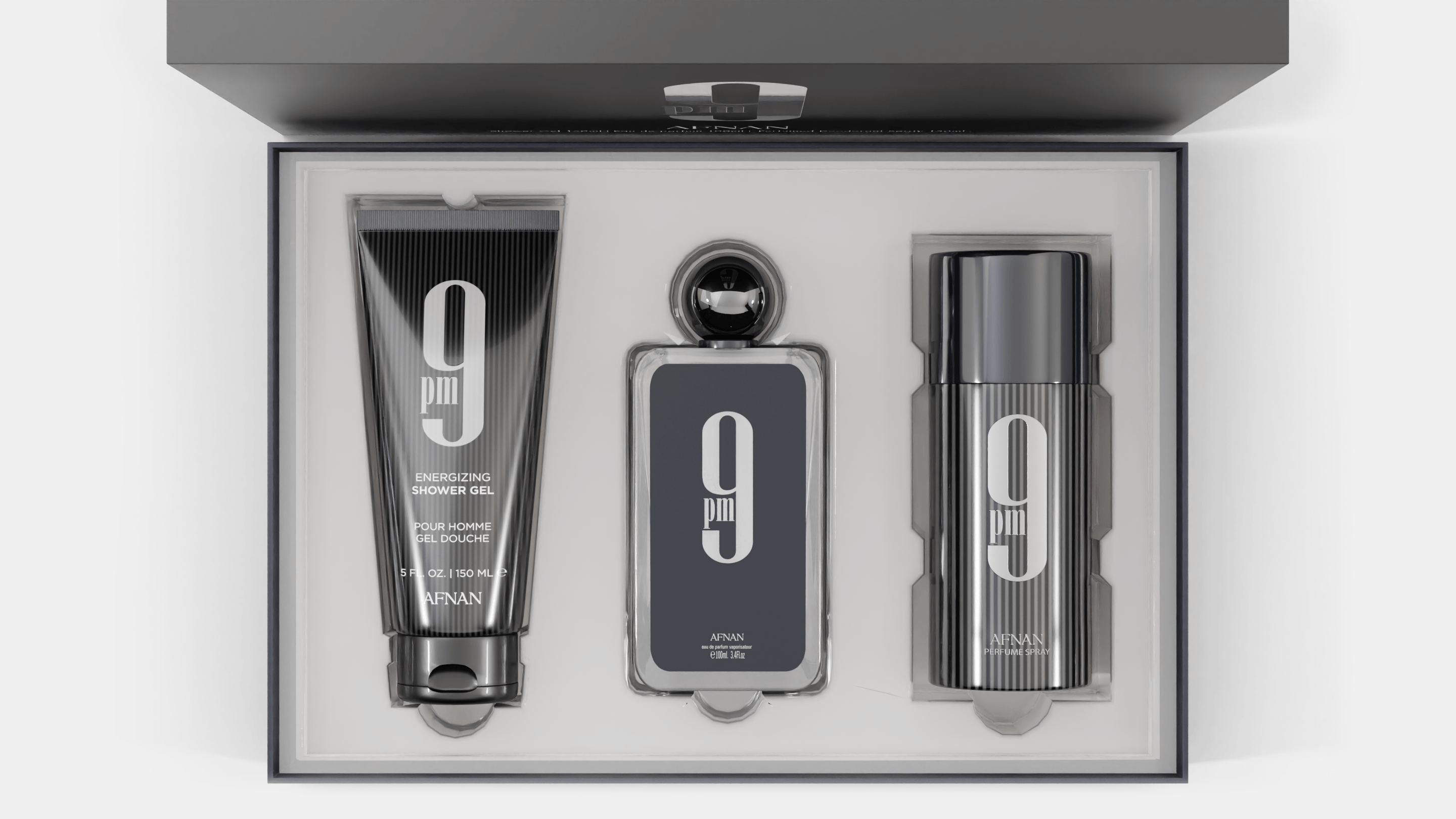 Gift Set 9PM Homme - Afnan Perfumes - Pakistan